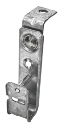 Cab Products, Double J-Hook, Hanging Multiple Cables, 76 mm, 16 mm, 6.4 mm,  10/Box, 40 lb, 914 mm