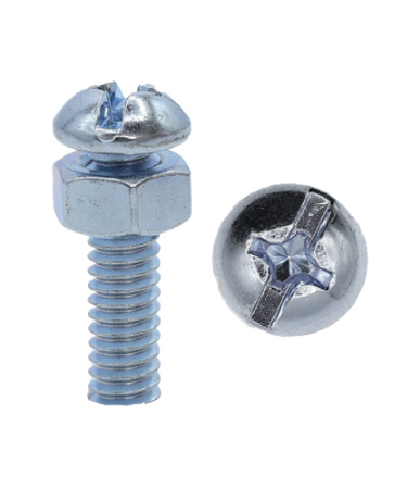 Picture for category Round Head W/ Hex Nut