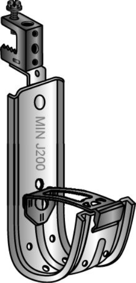 Picture of J-Hook with Bracket & Beam Clamp