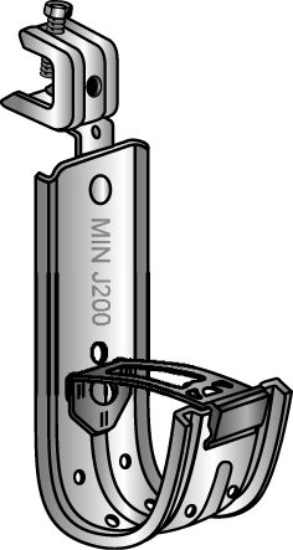 Picture of J-Hook with Bracket & Beam Clamp