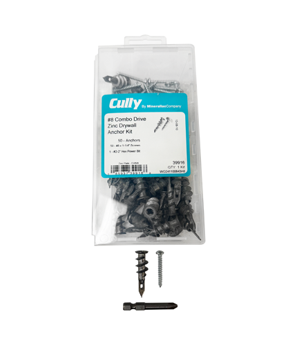 CUL 39916-6 E-Z ANCHOR SLOT/PHIL ZINC ZIP IT (200 PIECE JAR)