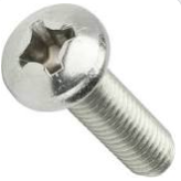 Product image for Cully 52749SSJ 10-32 x 3" Machine Screw, Round Head, Phillips, Type 18-8 Stainless Steel, Jar