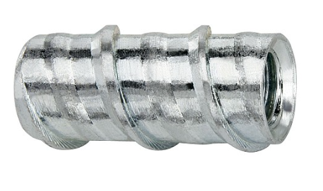 Product image for Cully 60434J 3/8"-16 Internally Threaded Screw Anchor, Zinc, Includes Setting Tool for Quick Install (50/Jar)