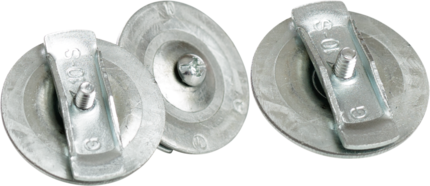 Product image for Cully 90041 2" 3-Piece Knock Out Seal with Gasket, Pre-Galvanized