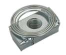 Product image for Minerallac TN050EG 1/2"-13 Channel Nut, Top Spring, 3/8" Thick, Electrogalvanized, Box