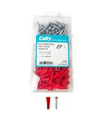 CUL 39820 #10 COMBO HEAD ANCHOR KIT RED (100 PIECES)