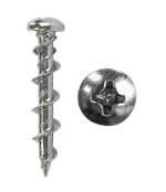 CUL 59504J WALL DOG ANCHOR 1-1/4" ZINC PAN HEAD includes #2-2 PHLPS BIT AND 3/16"x3-1/2 DRILL BIT